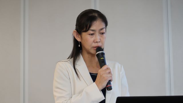 愛知県がんセンター入退院支援グループの柴田亜弥子師長