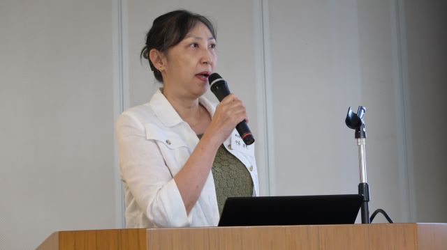 CQI世話人の中原理恵氏（栃木県立がんセンター統括診療部副部⻑・呼吸器外科科長）