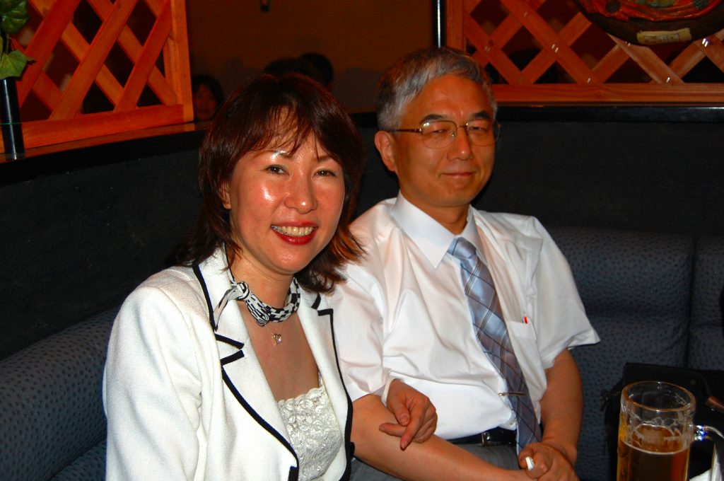 ダンディな西澤先生(右)とGHC渡辺