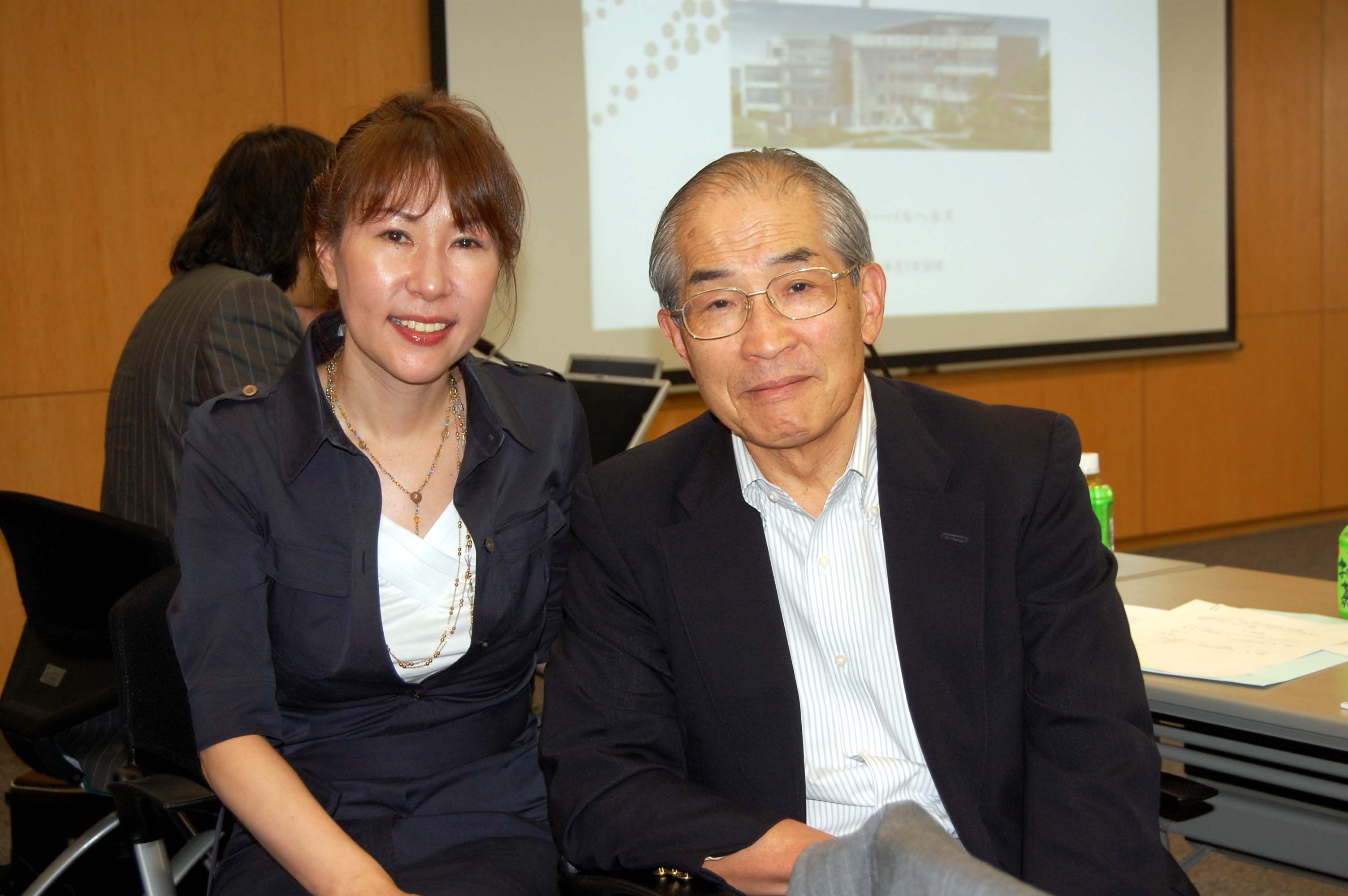 秦先生とGHC渡辺。本当に素敵な先生です